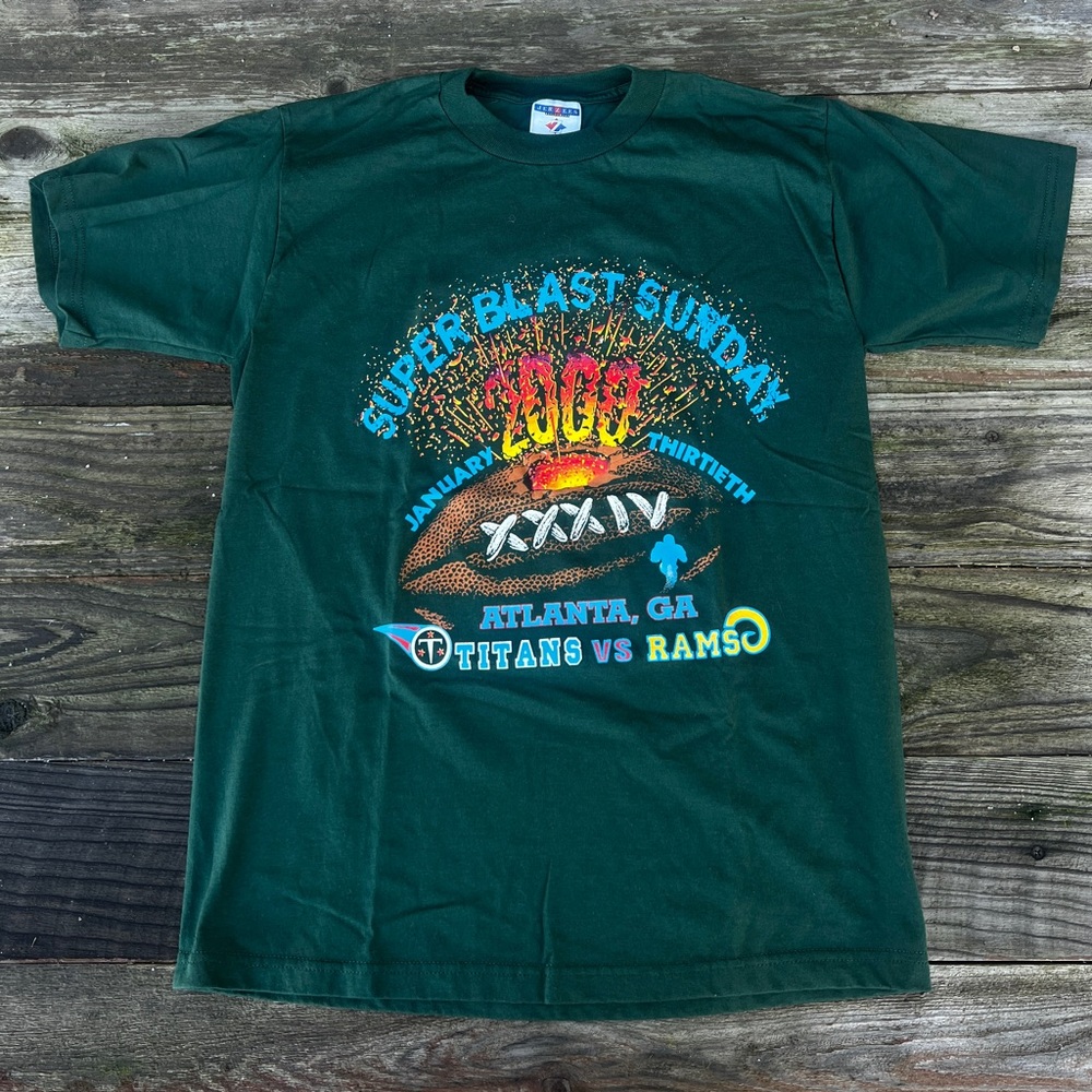 Vintage 2000 Super Bowl T-shirt Paddy’s Pub Las Vegas Jerzees